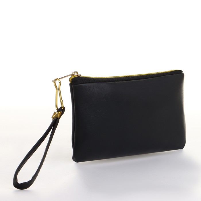 Кошелёк женский на молнии, цвет чёрный Кошелёк женский на молнии, цвет чёрный