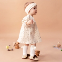 Платье с дл. рукавом Крошка Я Wildflowers, рост 92-98 см, бежевый Платье с дл. рукавом Крошка Я Wildflowers, рост 92-98 см, бежевый