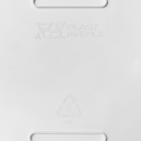 Горшок пластиковый с поддоном для цветов &laquo;Квадро&raquo;, 6 л, цвет белый