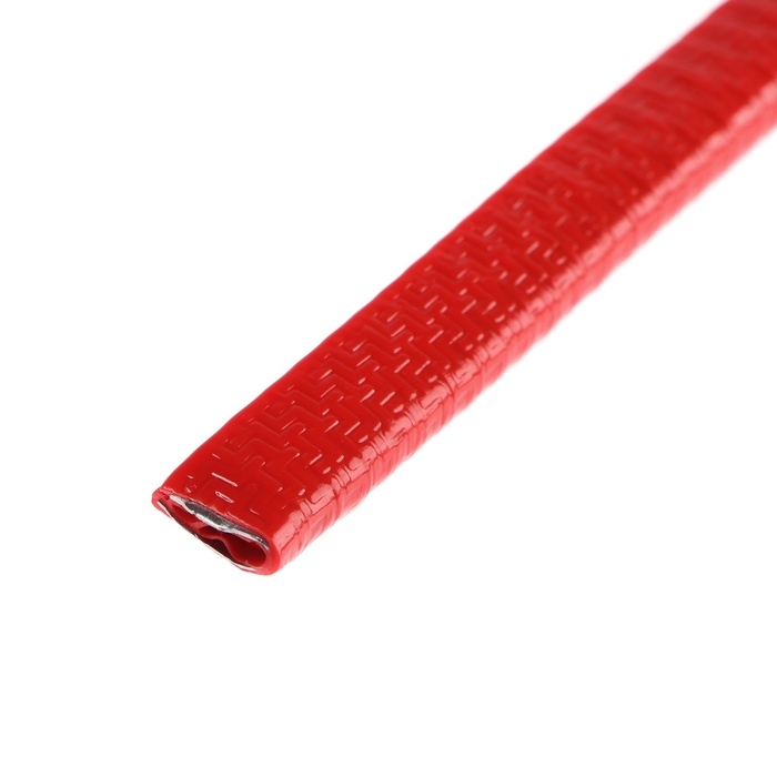 Защитная накладка на контур двери, металлический сердечник, 5 м, красный Защитная накладка на контур двери, металлический сердечник, 5 м, красный