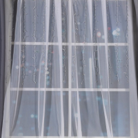 Гирлянда &laquo;Занавес&raquo; 1.5 &times; 1 м, IP20, прозрачная нить, 180 LED, свечение тёплое белое, 8 режимов, 220 В