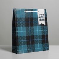 Пакет подарочный ламинированный, упаковка, &laquo;Real man&raquo;, ML 21 х 25 х 8 см