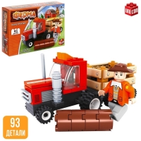 Конструктор Ферма &laquo;Лесозаготовочный грузовик&raquo;, 93 детали