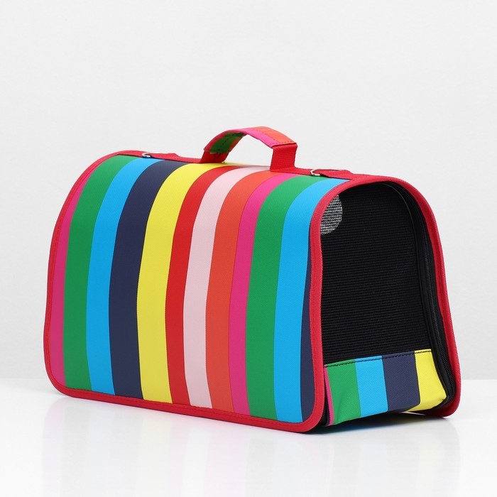 Сумка - переноска для животных "Радуга", размер L, 53 х 21 х 29 см