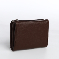 Кошелёк женский на магните, цвет коричневый Кошелёк женский на магните, цвет коричневый