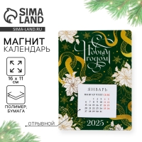 Календарь 2025 новогодний с отрывным блоком «Новый год: С новым годом», 16 х 11 см Календарь 2025 новогодний с отрывным блоком «Новый год: С новым годом», 16 х 11 см