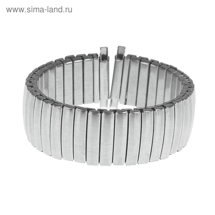 Ремешок для часов Ремешок для часов "Соломон", 22 мм, металл, l-20 см, серебро