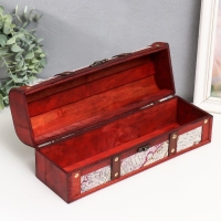 Шкатулка под бутылку "География" 33,5х11х12 см МИКС Шкатулка под бутылку "География" 33,5х11х12 см МИКС