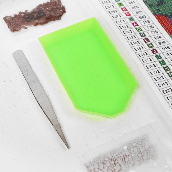 Алмазная мозаика с полным заполнением на холсте &laquo;Котята&raquo;, 22 х 32 см