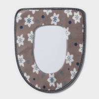 Чехол на сиденье для унитаза на липучках «Цветы», 35×45 см, цвет МИКС Чехол на сиденье для унитаза на липучках «Цветы», 35×45 см, цвет МИКС