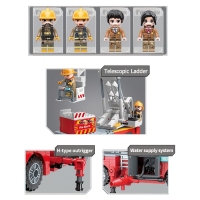 Конструктор Огнеборцы «Пожар в многоэтажке», 686 деталей Конструктор Огнеборцы «Пожар в многоэтажке», 686 деталей