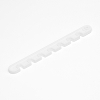 Ограничитель открывания окна ТУНДРА, пластиковый, L=165 мм, белый, 1 шт.