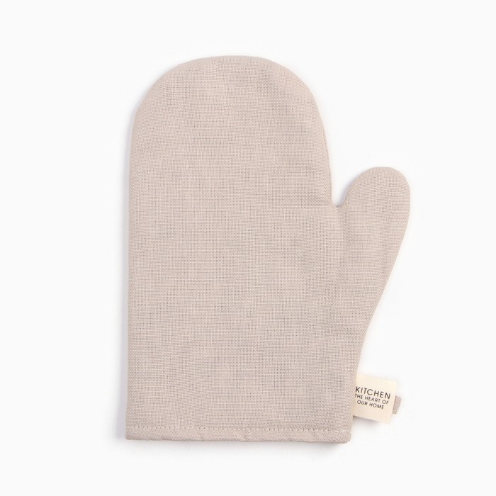 Варежка-прихватка Этель Calm 20х27 см, 100% хл, рогожка 186 г/м2 Варежка-прихватка Этель Calm 20х27 см, 100% хл, рогожка 186 г/м2