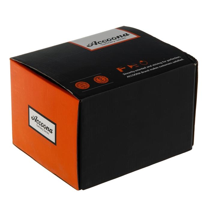 Cмеситель для ванны Accoona A6473, двухвентильный, латунь, хром Cмеситель для ванны Accoona A6473, двухвентильный, латунь, хром