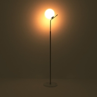 Торшер 16667/1 E27 40Вт черно-золотой 30х27х160 см