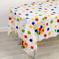 Скатерть &laquo;Воздушные шары&raquo;, 137х274 см.