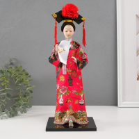 Кукла коллекционная "Китаянка в национальном платье с платочком" 32х12,5х12,5 см Кукла коллекционная "Китаянка в национальном платье с платочком" 32х12,5х12,5 см