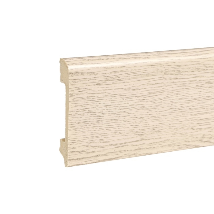 Плинтус напольный 8 UHD 05/80 13х80х2000 мм, дуб Млечный Плинтус напольный 8 UHD 05/80 13х80х2000 мм, дуб Млечный