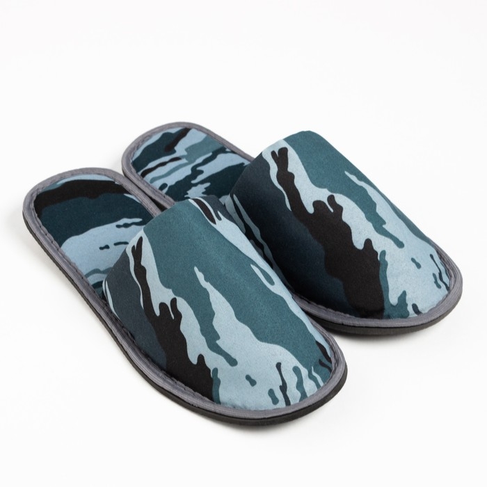 Набор подарочный Этель Набор подарочный Этель "Милитари Grey" полотенце 70*130 см+тапки муж 42 р-р