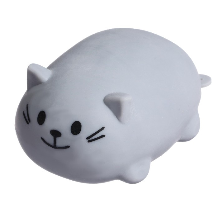 Игрушка-антистресс &laquo;Кот&raquo;, 7 см, 6 цветов