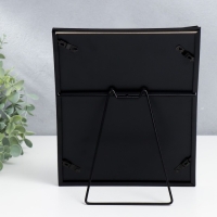 Фоторамка металл на 1 фото 15х20 см "Лофт. Преломление углов" чёрная паспарту 25,2х20,4х5 см 75108 Фоторамка металл на 1 фото 15х20 см "Лофт. Преломление углов" чёрная паспарту 25,2х20,4х5 см 75108