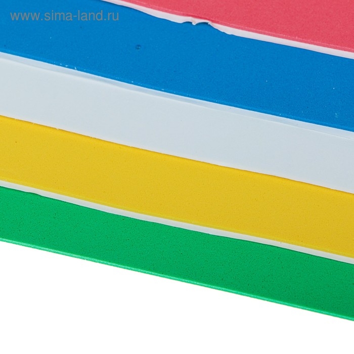 Фоамиран цветной самоклеящийся, набор А4, 2 мм, deVENTE, 5 листов х 5 цветов Фоамиран цветной самоклеящийся, набор А4, 2 мм, deVENTE, 5 листов х 5 цветов