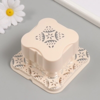 Дырокол фигурный рисунок 3,8х3,8 см "Узор колос" 6.1х6,1х4,1 см Дырокол фигурный рисунок 3,8х3,8 см "Узор колос" 6.1х6,1х4,1 см