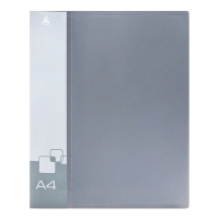 Папка на 2 кольцах А4, Calligrata, 27 мм, 700 мкм, внутренний и торцевой карман, серая Папка на 2 кольцах А4, Calligrata, 27 мм, 700 мкм, внутренний и торцевой карман, серая