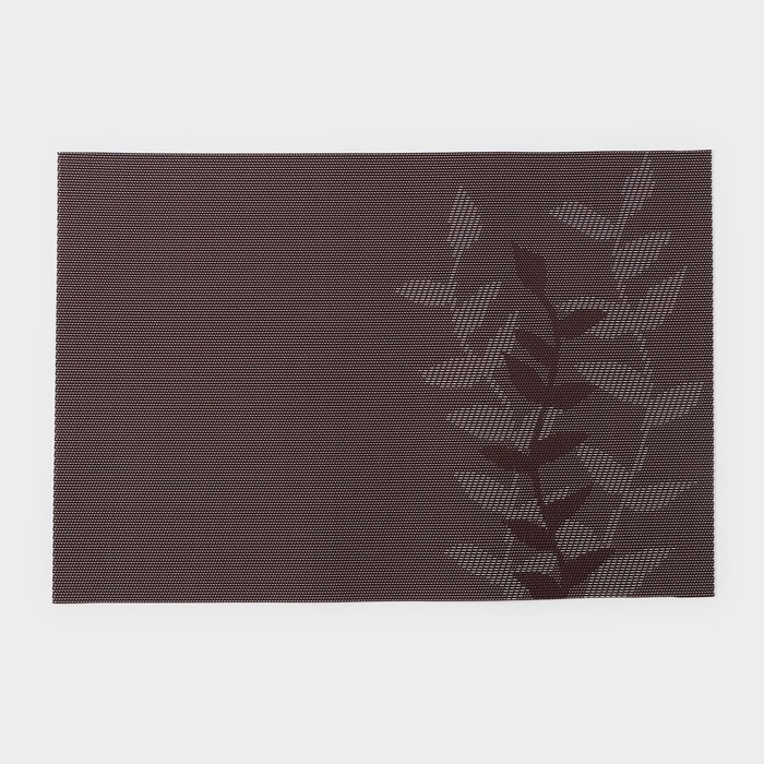 Салфетка сервировочная на стол Доляна «Росток», 45×30 см, цвет серый Салфетка сервировочная на стол Доляна «Росток», 45×30 см, цвет серый