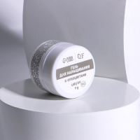 Гель для наращивания, с сухоцветами, 3-х фазный, 9 гр, LED/UV, цвет прозрачный/жёлтый Гель для наращивания, с сухоцветами, 3-х фазный, 9 гр, LED/UV, цвет прозрачный/жёлтый