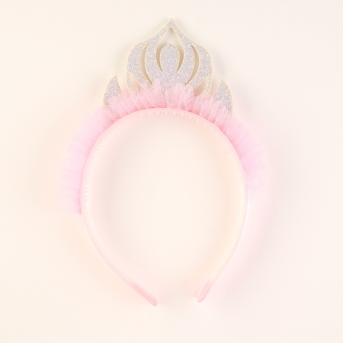 Карнавальный набор Карнавальный набор "Принцесса" 3 предмета: юбка, ободок, жезл, цвет розовый