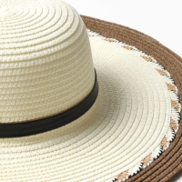 Шляпа женская MINAKU, цв. коричневый, р-р 58 Шляпа женская MINAKU, цв. коричневый, р-р 58