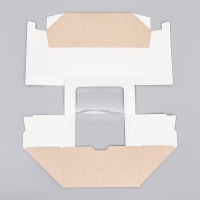 Кондитерская упаковка с окном, микс, 18 х 18 х 10 см,