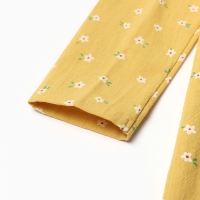 Платье детское с воланами KAFTAN, р.34 (122-128), желтый