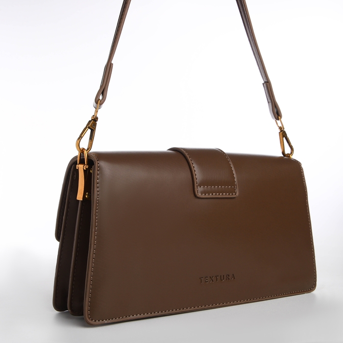 Сумка женская TEXTURA, средний размер, цвет коричневый Сумка женская TEXTURA, средний размер, цвет коричневый