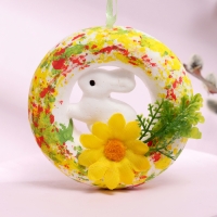 Декоративная пасхальная подвеска &laquo;Зайчик&raquo; 2 &times; 9 &times; 9 см