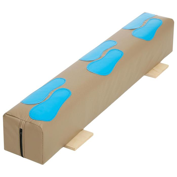 Бревно гимнастическое мягкое «Следы», 1 м, цвета МИКС Бревно гимнастическое мягкое «Следы», 1 м, цвета МИКС