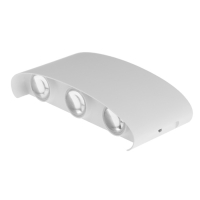 Светильник фасадный &laquo;Полусфера&raquo;, FSD-003, 6Вт, 3000К, 3 луча, IP65, 220 В, металл, белый