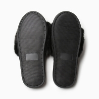 Тапочки женские с открытым носом размер 41-42, цвет чёрный Тапочки женские с открытым носом размер 41-42, цвет чёрный