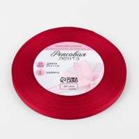 Лента репсовая, 6 мм, 23 ± 1 м, цвет тёмно-красный №33 Лента репсовая, 6 мм, 23 ± 1 м, цвет тёмно-красный №33