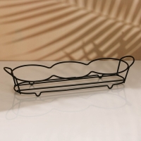 Банки керамические для специй на металлической подставке Natural product, 200 мл, 3 шт