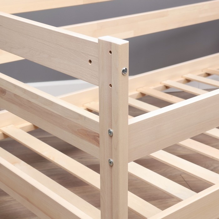 Кровать детская Сова, спальное место 1600*800, берёза снежная