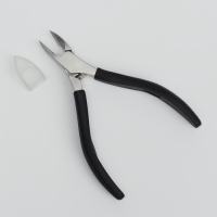 Кусачки педикюрные, скрытая пружина, прорезиненная ручка, 11 см, длина лезвия - 12 мм, цвет серебристый/чёрный Кусачки педикюрные, скрытая пружина, прорезиненная ручка, 11 см, длина лезвия - 12 мм, цвет серебристый/чёрный