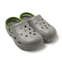 Сабо женские "Ола" цвет серый/салатовый, р-р 40 Сабо женские "Ола" цвет серый/салатовый, р-р 40