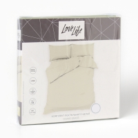 Постельное бельё LoveLife евро Young grass 200х217см, 225х240см, 50х70см-2шт, 100%хлопок, сатин, 125г/м&sup2;