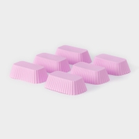 Набор форм для выпечки Доляна &laquo;Риб. Прямоугольник&raquo;, силикон, 8&times;4,5&times;2,5 см, 6 шт, цвет сиреневый