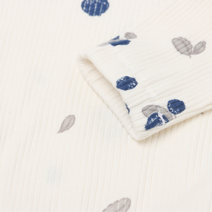 Боди с воланами Крошка Я Blueberry  р. 86-92, молочный