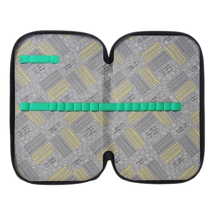 Пенал 2 секции, 125 х 205 х 40 мм, Calligrata 30П26/2 Пенал 2 секции, 125 х 205 х 40 мм, Calligrata 30П26/2 "Бульдог", ламинированный картон