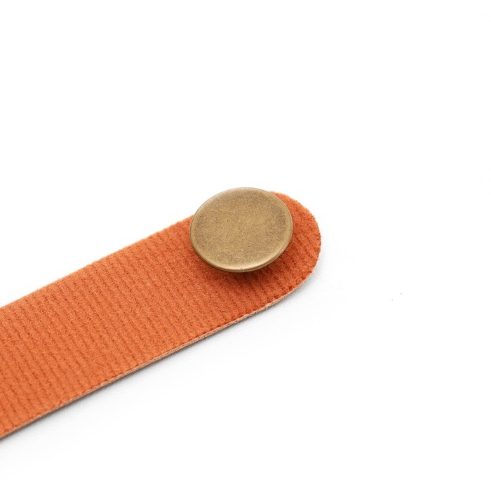 Держатель ремня на гриф Music Life, 20 х 1,5 см, коричневый Держатель ремня на гриф Music Life, 20 х 1,5 см, коричневый