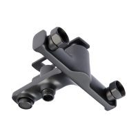 Смеситель для ванны Accoona A63127AT, однорычажный, излив 175 мм, душевой набор, черный Смеситель для ванны Accoona A63127AT, однорычажный, излив 175 мм, душевой набор, черный